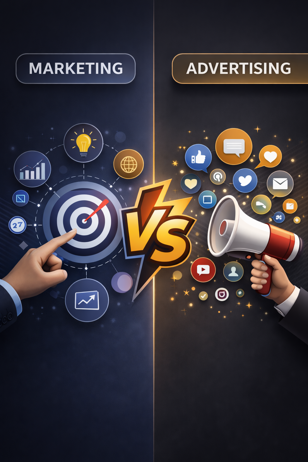 What is the Difference Between Advertising and Marketing Design?