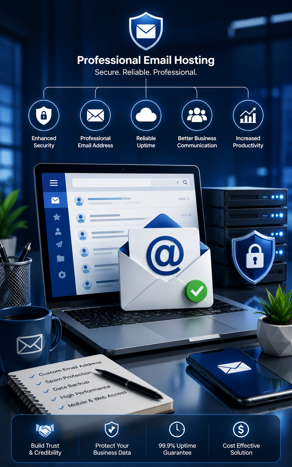 Why Businesses Need Professional Email Hosting?