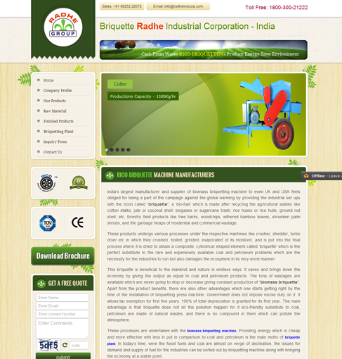 Briquette - Radhe Ind-Corp